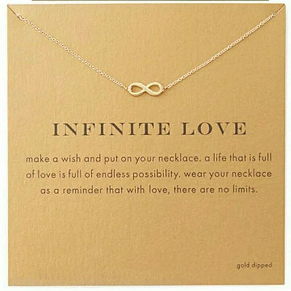 Trendy  Color Infinite Love Necklace For Women Min - Picture 5 of 5